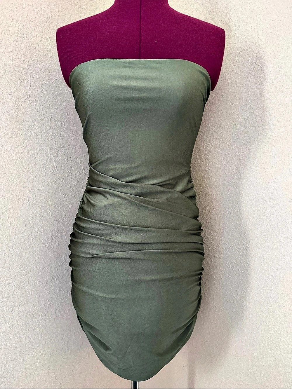 Windsor Ruched Strapless Mini Dress